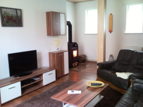 Wohnzimmer Ferienwohnung G&ouml;r&szlig; Neustrelitz